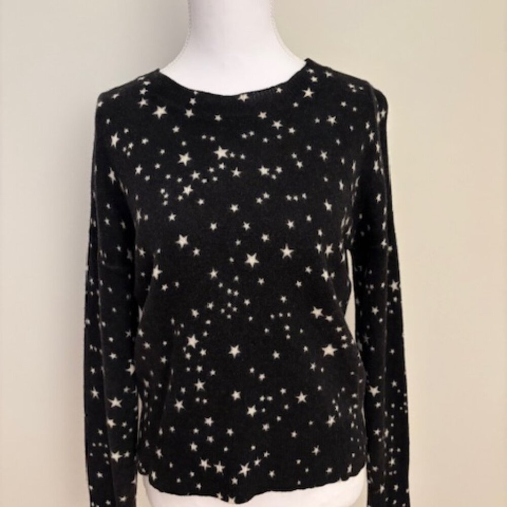 AQUA Cashmere Star Sweater